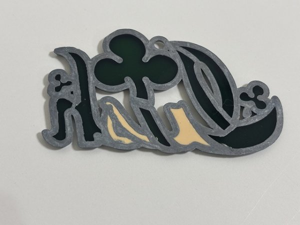 画像3: ステンドグラス風 ウォールデコ サンキャッチャー IRISH アイリッシュ 壁掛け飾り USA オールド ヴィンテージ vintage (3)