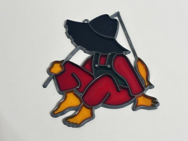 画像2: ステンドグラス風 ウォールデコ サンキャッチャー 壁掛け飾り USA オールド ヴィンテージ vintage (2)