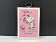 画像1: ヴィンテージ  スヌーピー ウッドストック 1980's HALLMARK WALL PLAQUE 壁掛け 飾り SNOOPY PEANUTS MADE IN USA (1)