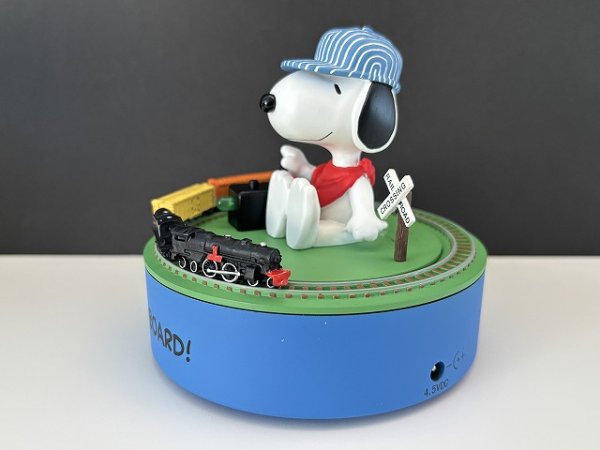 画像3: 「アウトレット」動作確認済み HALLMARK スヌーピー TRAIN 箱付き PEANUTS GALLERY 2002年 オールド USA ヴィンテージ  (3)