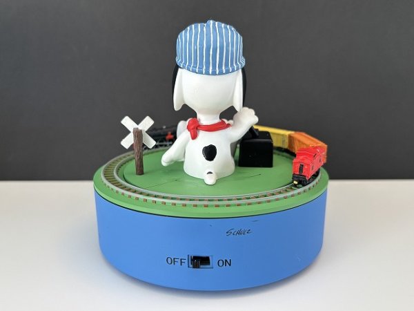 画像4: 「アウトレット」動作確認済み HALLMARK スヌーピー TRAIN 箱付き PEANUTS GALLERY 2002年 オールド USA ヴィンテージ  (4)