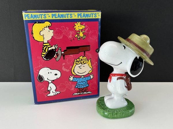 画像2: 箱付き スヌーピー ビーグルスカウト FLAMBRO フィギュア 置物 vintage SNOOPY (2)