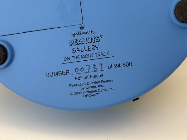 画像7: 「アウトレット」動作確認済み HALLMARK スヌーピー TRAIN 箱付き PEANUTS GALLERY 2002年 オールド USA ヴィンテージ  (7)