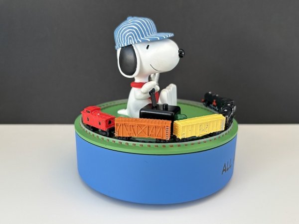 画像5: 「アウトレット」動作確認済み HALLMARK スヌーピー TRAIN 箱付き PEANUTS GALLERY 2002年 オールド USA ヴィンテージ  (5)