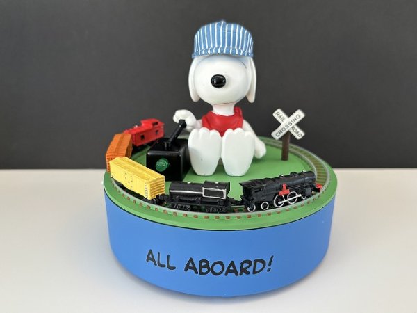 画像2: 「アウトレット」動作確認済み HALLMARK スヌーピー TRAIN 箱付き PEANUTS GALLERY 2002年 オールド USA ヴィンテージ  (2)