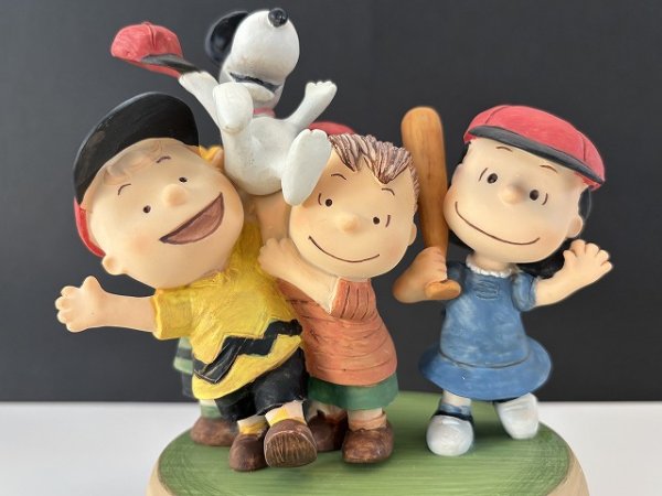 画像10: HALLMARK スヌーピー チャーリーブラウン ルーシー シュローダー フランクリン ベースボール 野球 PEANUTS GALLERY オールド USA ヴィンテージ (10)