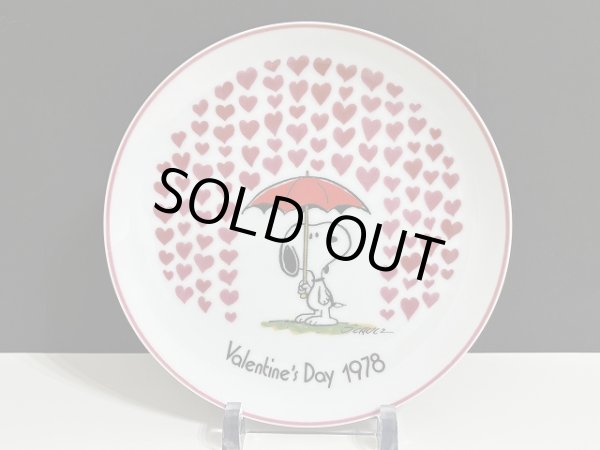 画像2: ヴィンテージ スヌーピー 1978年 Schmid コレクター メモリアルプレート vintage snoopy  (2)