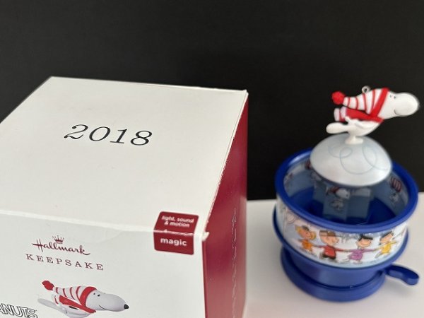 画像4: 音が出て回ります スヌーピー 2018 HALLMARK PEANUTS SNOOPY オールド ヴィンテージ (4)