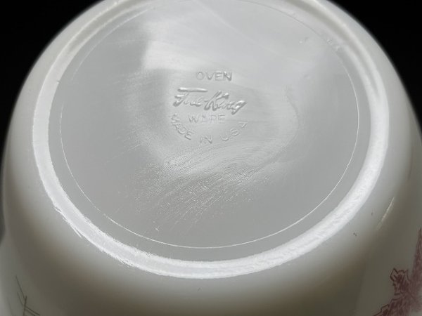 画像7: ファイヤーキング TOM & JERRY ミキシングボウル サイズ大 Fire-king USA ヴィンテージ (7)