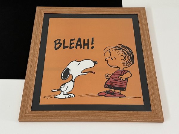 画像2: 1979年 スヌーピー ライナス フレーム ポスター USA SNOOPY ピーナッツ PEANUTS ヴィンテージ (2)