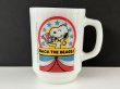 画像1: ファイヤーキング マグカップ スヌーピー マグ プレジデント NO.1 PEANUTS 大統領選 Fire-king SNOOPY USA ヴィンテージ (1)