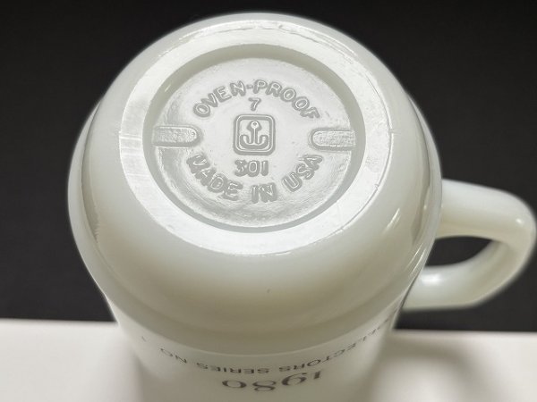 画像7: ファイヤーキング マグカップ スヌーピー マグ プレジデント NO.1 PEANUTS 大統領選 Fire-king SNOOPY USA ヴィンテージ (7)