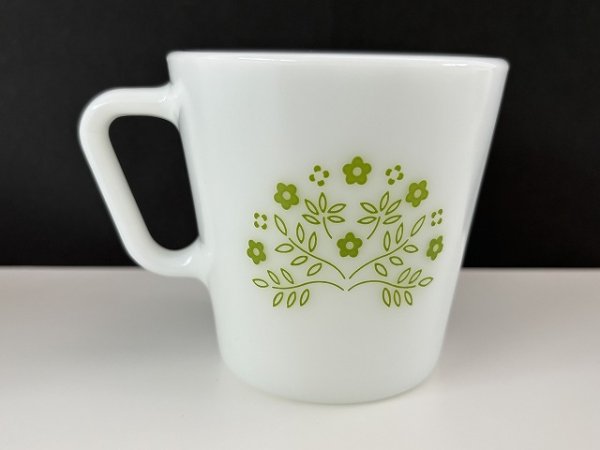 画像3: オールドパイレックス タイニーフラワー OLD PYREX マグカップ USA ヴィンテージ (3)