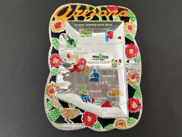 画像2: USA ヴィンテージ スーベニア アッシュトレイ アリゾナ州 Arizona 灰皿  vintage souvenir ashtray (2)