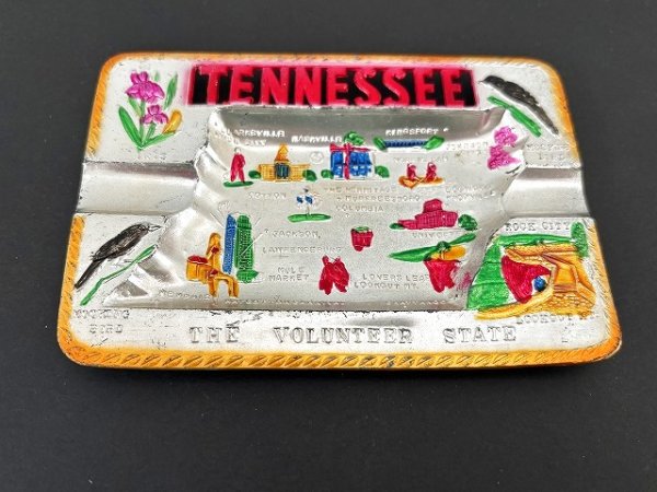 画像1: USA ヴィンテージ スーベニア アッシュトレイ テネシー州 Tennessee 灰皿  vintage souvenir ashtray (1)