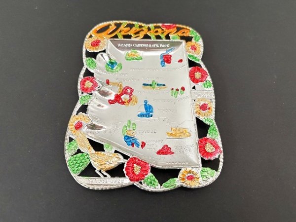 画像1: USA ヴィンテージ スーベニア アッシュトレイ アリゾナ州 Arizona 灰皿  vintage souvenir ashtray (1)