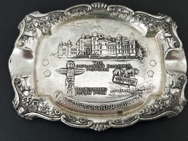 画像2: カナダ USA ヴィンテージ スーベニア アッシュトレイ ブリティッシュコロンビア州 British Columbia 灰皿  vintage souvenir ashtray (2)