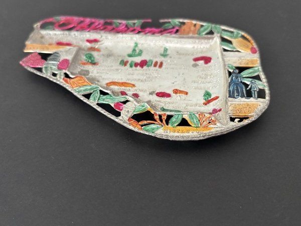 画像5: USA ヴィンテージ スーベニア アッシュトレイ オクラホマ州 Oklahoma 灰皿  vintage souvenir ashtray (5)