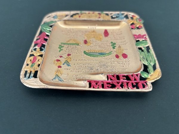 画像3: USA ヴィンテージ スーベニア アッシュトレイ ニューメキシコ州 New Mexico 灰皿  vintage souvenir ashtray (3)