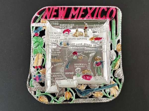 画像2: USA ヴィンテージ スーベニア アッシュトレイ ニューメキシコ州 New Mexico 灰皿  vintage souvenir ashtray (2)