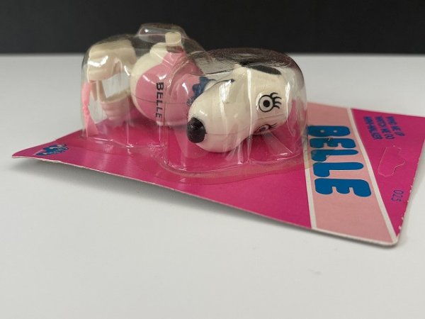 画像2: 1970's AVIVA スヌーピー ベル BELLE WIND-UP TOY 未開封 ヴィンテージ PEANUTS (2)