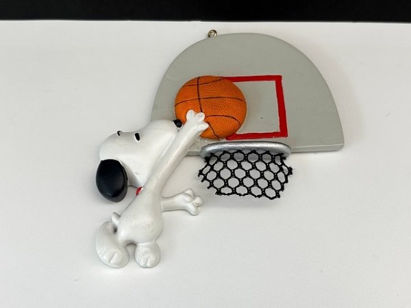 画像1: KURT S. ADLER スヌーピー 壁掛け飾り バスケットボール PEANUTS オールド USA ヴィンテージ (1)