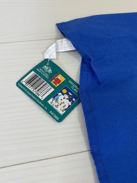 画像3: 未使用 タグ付き スヌーピー ウッドストック BIG FLAG フラッグ SNOOPY PEANUTS USA (3)