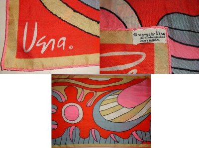 画像1: ベラ・ニューマン スカーフ ビンテージ (Vera Neumann vintage U.S.A)