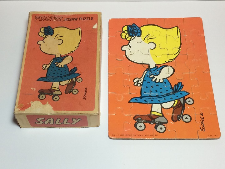 1960 S ビンテージ サリー Sally パズル スヌーピー Snoopy Peanuts