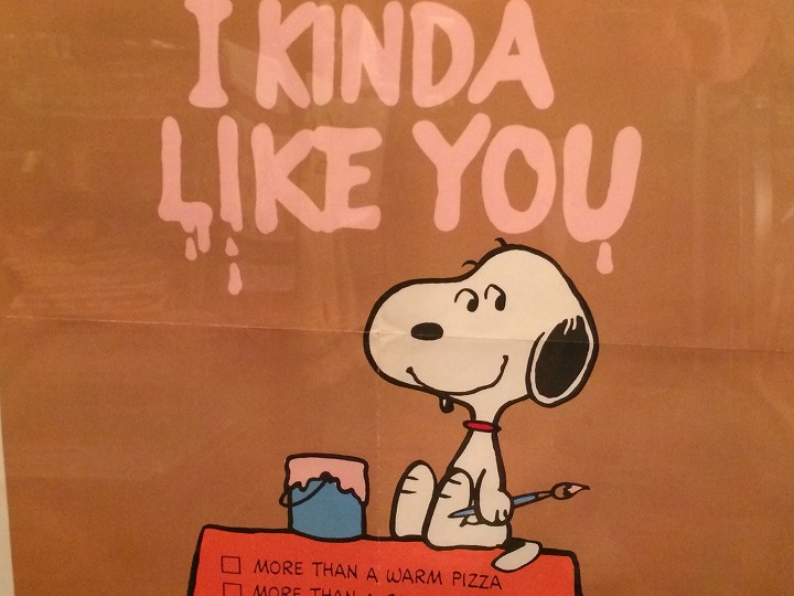 スヌーピー ビンテージポスター 額入り Snoopy Vintage Poster