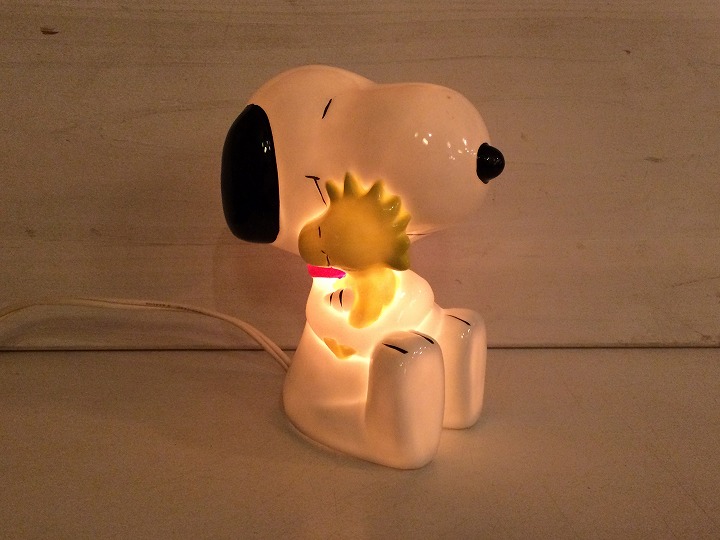 Snoopy スヌーピー ウッドストック ランプ ナイトライト Peanuts ビンテージ