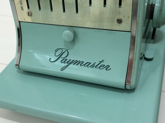 paymaster check writer ビンテージ 小切手 チェックマシン チェック