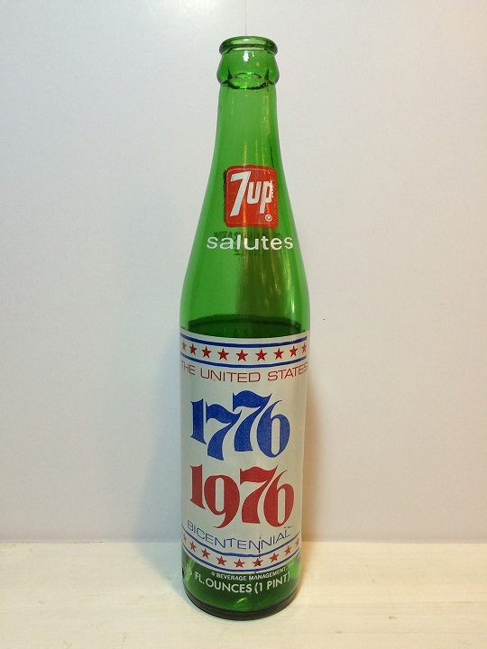 7UP セブンアップ ビンテージ ボトル 瓶 アメリカ建国200周年記念