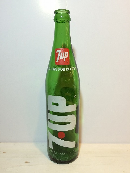7UP セブンアップ ビンテージ ボトル 瓶 vintage