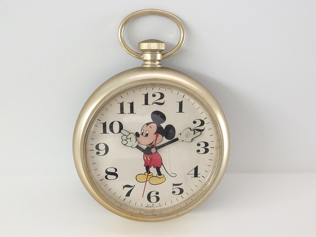 【激レア！ビンテージ】VERICHRON社 ディズニー ミッキーマウス 懐中時計