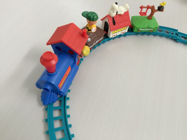 ビンテージ スヌーピー AVIVA社製 SNOOPY TRAIN SET 箱付き 1970's