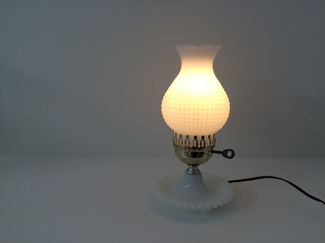 ヴィンテージ ミルクガラス ランプ ライト USA ビンテージ