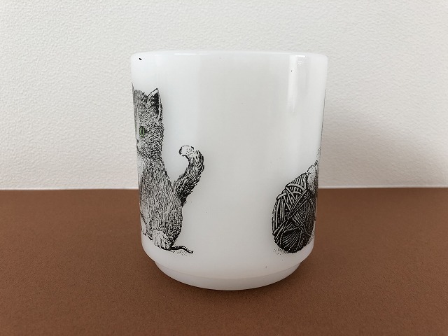 グラスベイク CAT キャット 猫 ネコ ねこ マグ ヴィンテージ Glasbake