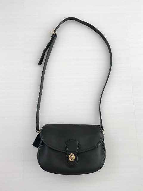 オールドコーチ OLD COACH 2WAY レザーバッグ 黒 ブラック ショルダー 