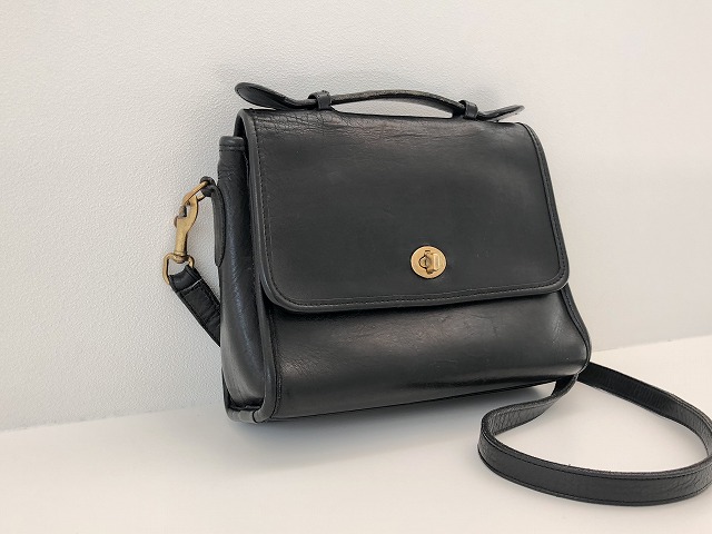 オールドコーチ OLD COACH 2WAY レザーバッグ ブラック 黒 ショルダー 
