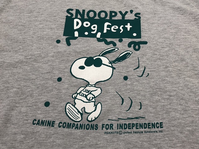 スヌーピー Dog Fest ｔシャツ Snoopy Joe Cool ジョークール Usa