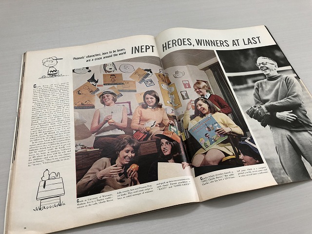 レア!!1967年3月17日号 スヌーピー表紙 ヴィンテージ LIFE誌 