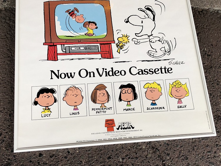1970's 1980's スヌーピー ヴィンテージ ポスター USA SNOOPY poster