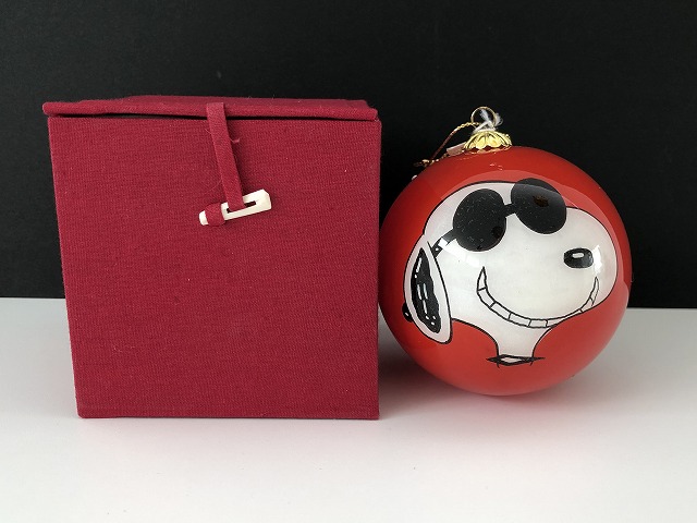 BOX入り デットストック ヴィンテージ スヌーピー JOE COOL ジョークール クリスマス オーナメント SNOOPY PEANUTS USA