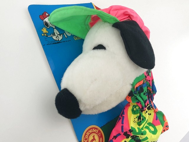 未使用 台紙付き スヌーピー ゴルフクラブカバー USA SNOOPY