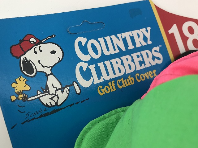 未使用 台紙付き スヌーピー ゴルフクラブカバー Usa Snoopy スヌーピー オールド ヴィンテージ