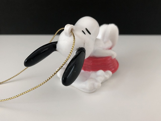 USA SNOOPY スヌーピー PVC フィギュア オーナメント オールド ビンテージ PEANUTS