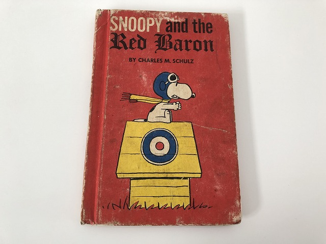 ヴィンテージ スヌーピー Red Baron レッドバロン Book 本 ハードカバー Peanuts 洋書 Vintage