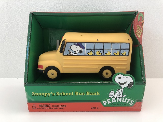 スヌーピー スクールバス 貯金箱 コインバンク オールド Vintage Usa Snoopy ヴィンテージ
