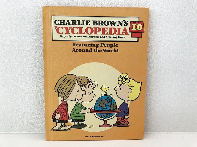 ヴィンテージ スヌーピー BOOK CHARLIE BROWN'S CYCLOPEDIA PEANUTS 古書 洋書 絵本 百科事典 アンティーク  vintage USA